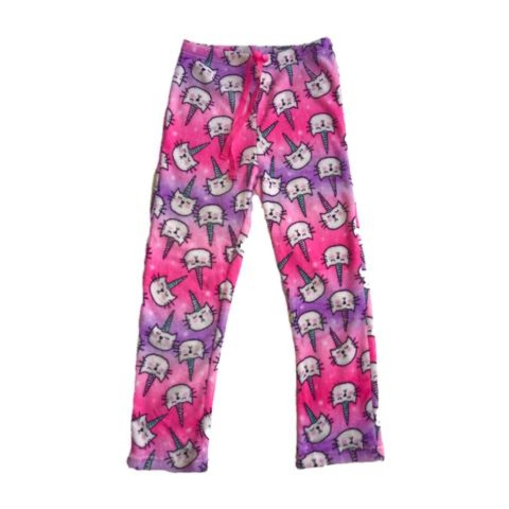 Fuzzy Pink Caticorn Pajamas